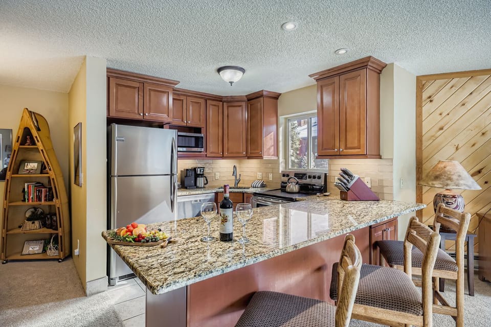Functional, clean, and organized kitchen area