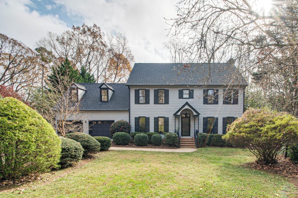 Property Exterior | Spacious Yard | Wood-Burning Fire Pit