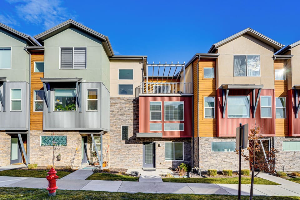 Exterior | Multi-Level Townhome