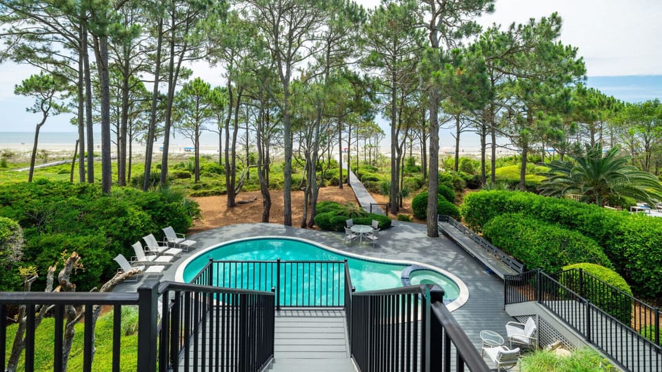Sun-Drenched Pool Terrace With Endless Ocean Breezes