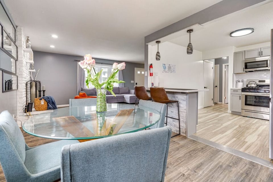 Dining Area | Open Concept with Modern Flow to Kitchen and Living Room