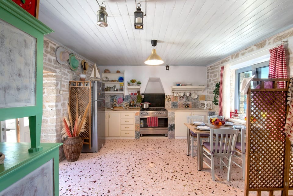 Traditional charm of rustic kitchen