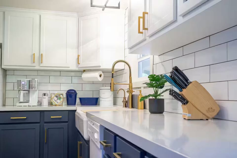 Remodeled kitchen - fully loaded with gadgets and appliances