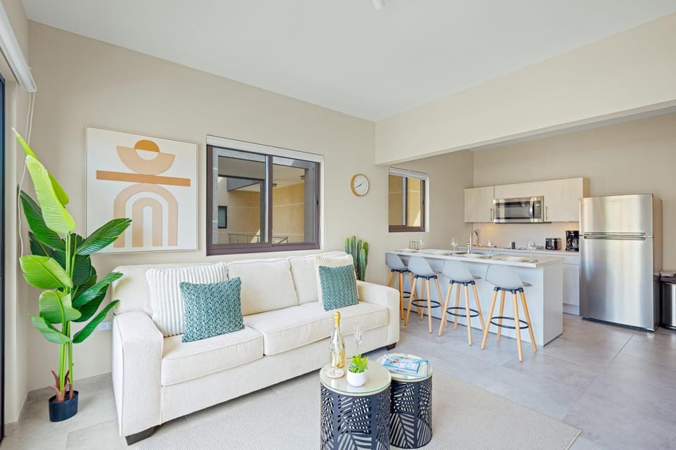 Modern comfort meets vacation bliss. From the cozy sofa to the sleek breakfast bar, this property is designed for ultimate relaxation.