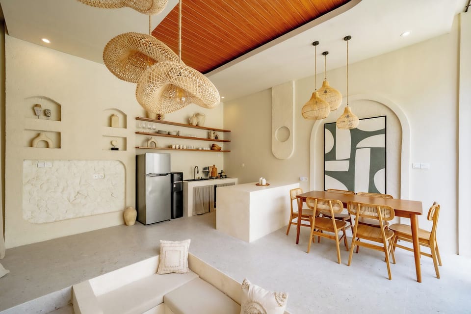 Villa, 3 Bedrooms, Pool View | Living area | 43-inch Smart TV with digital channels