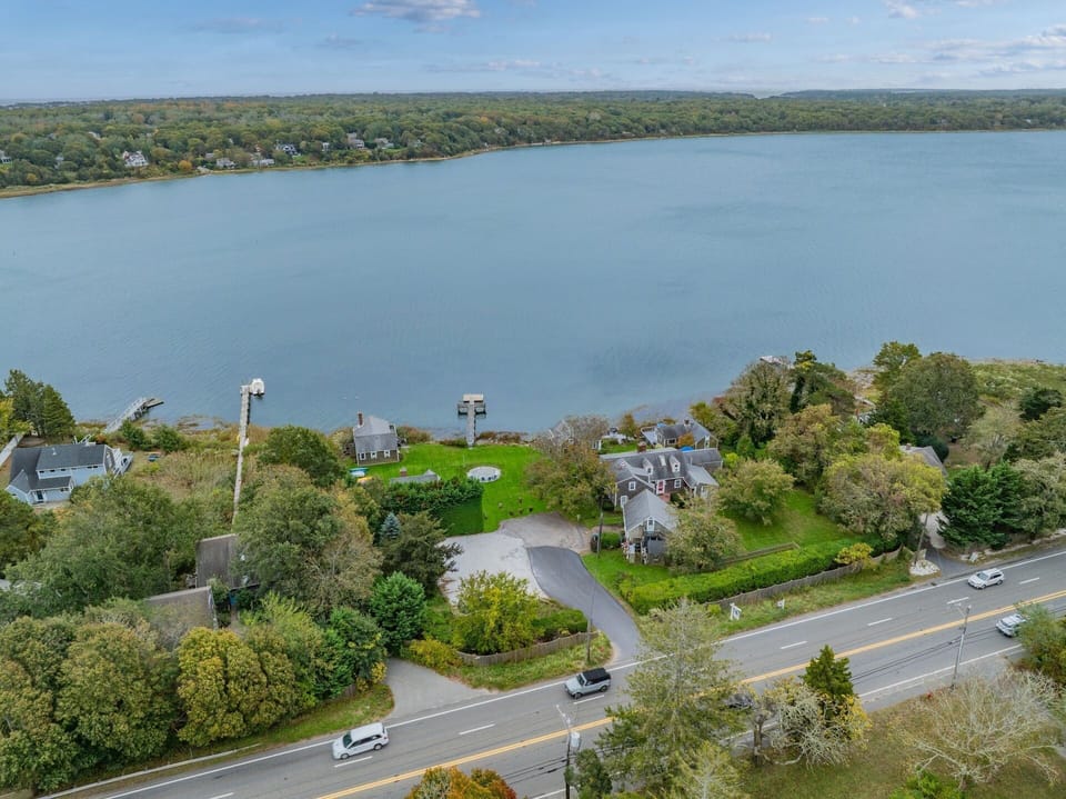 Aerial view of property