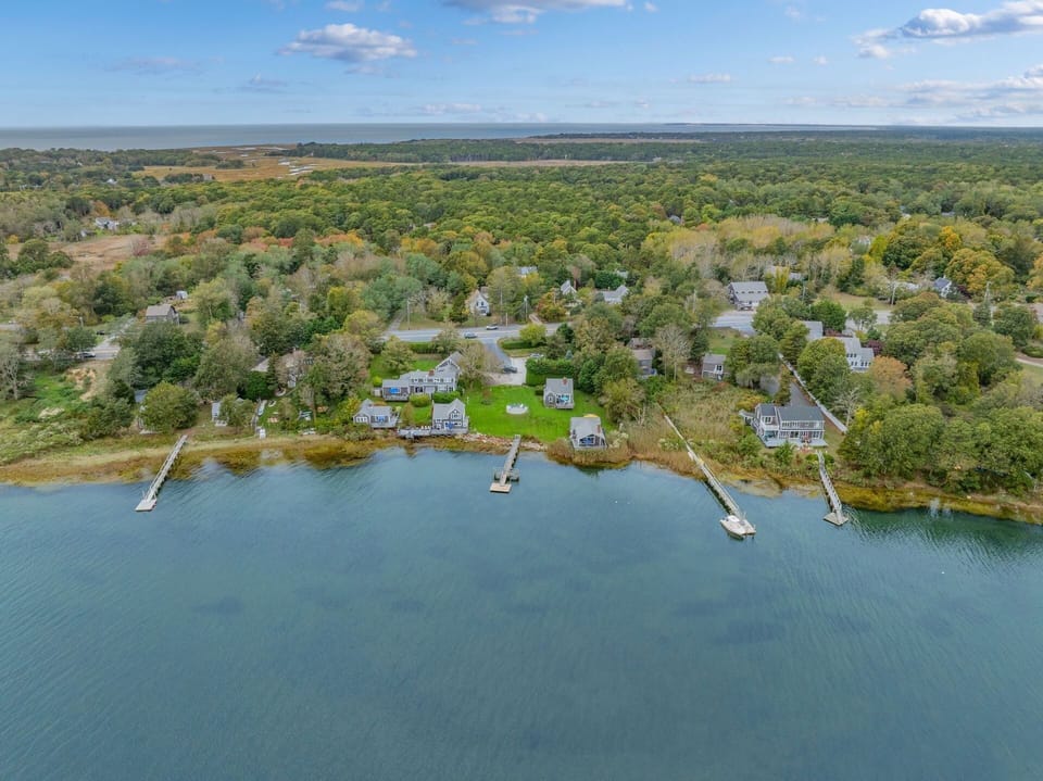 Aerial view of property
