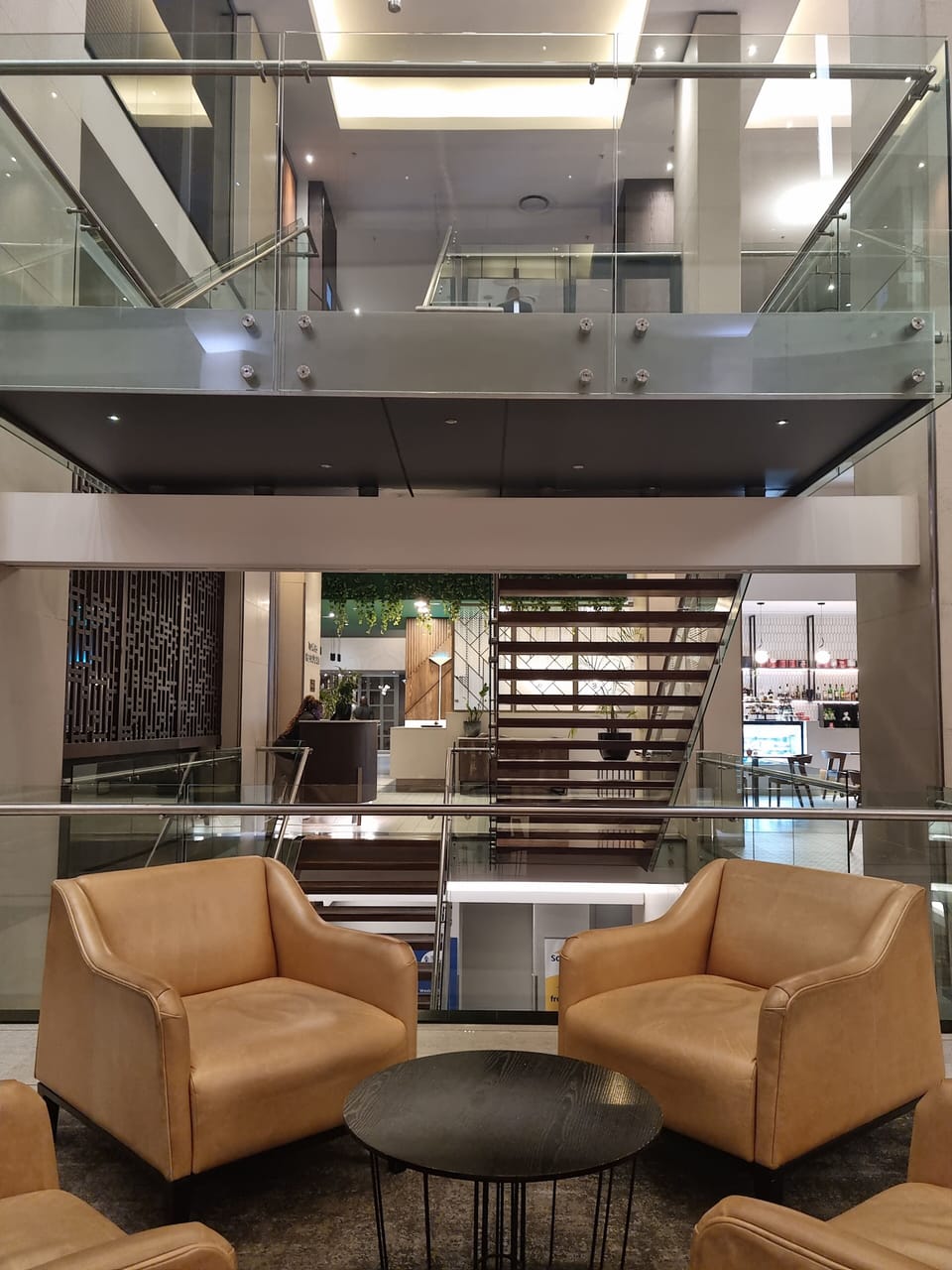 Interior entrance