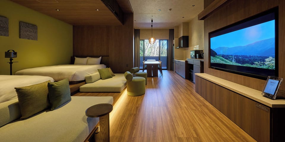 60-inch flat-screen TV with digital channels