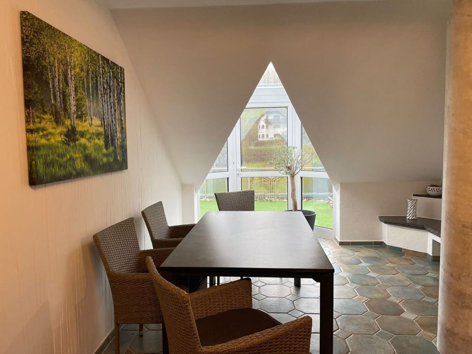 Furniture, Interior Design, Flooring, Wood, Chair, Floor, Ceiling, Table, Lighting, Kitchen & Dining Room Table