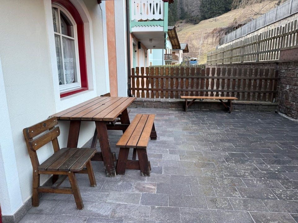 Furniture, Wood, Outdoor Furniture, Flooring, Floor, Outdoor Bench, Outdoor Table, Bench, Hardwood, Wood Stain