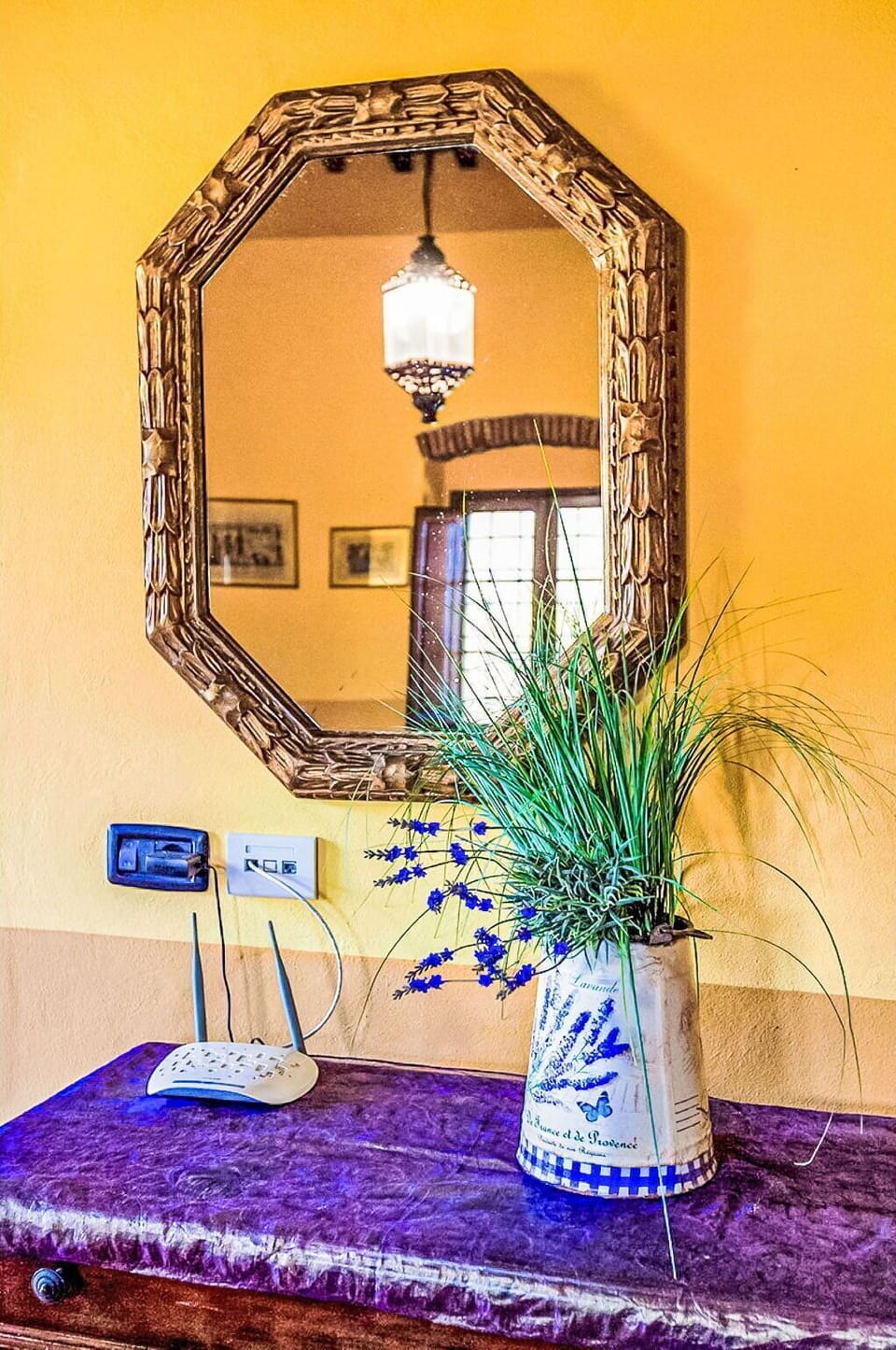 Yellow, Mirror, Picture Frame, Paint, Wood Stain, Still Life Photography, Floral Design, Floristry