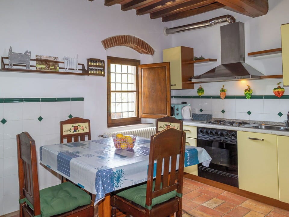Furniture, Interior Design, Flooring, Kitchen, Wood, Ceiling, Kitchen Appliance, Floor, Room, Cabinetry