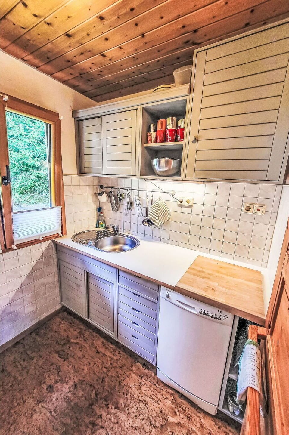 Kitchen, Wood, Countertop, Kitchen Appliance, Major Appliance, Flooring, Interior Design, Cabinetry, Floor, Kitchen Sink