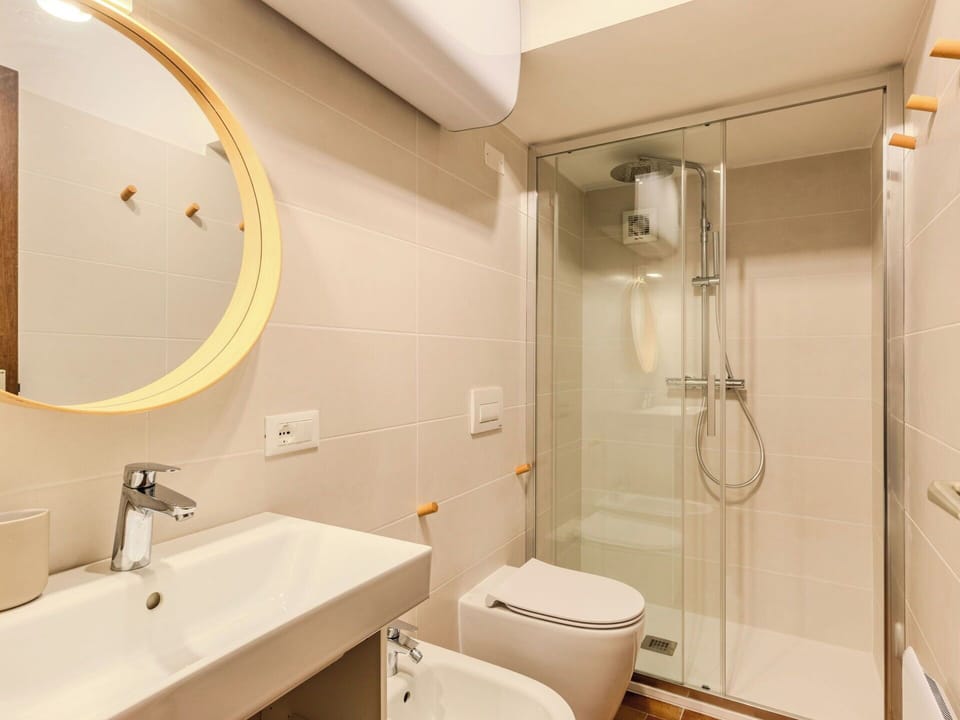 Bathroom, Interior Design, Flooring, Floor, Wall, Plumbing Fixture, Bathroom Sink, Wood, Toilet, Sink