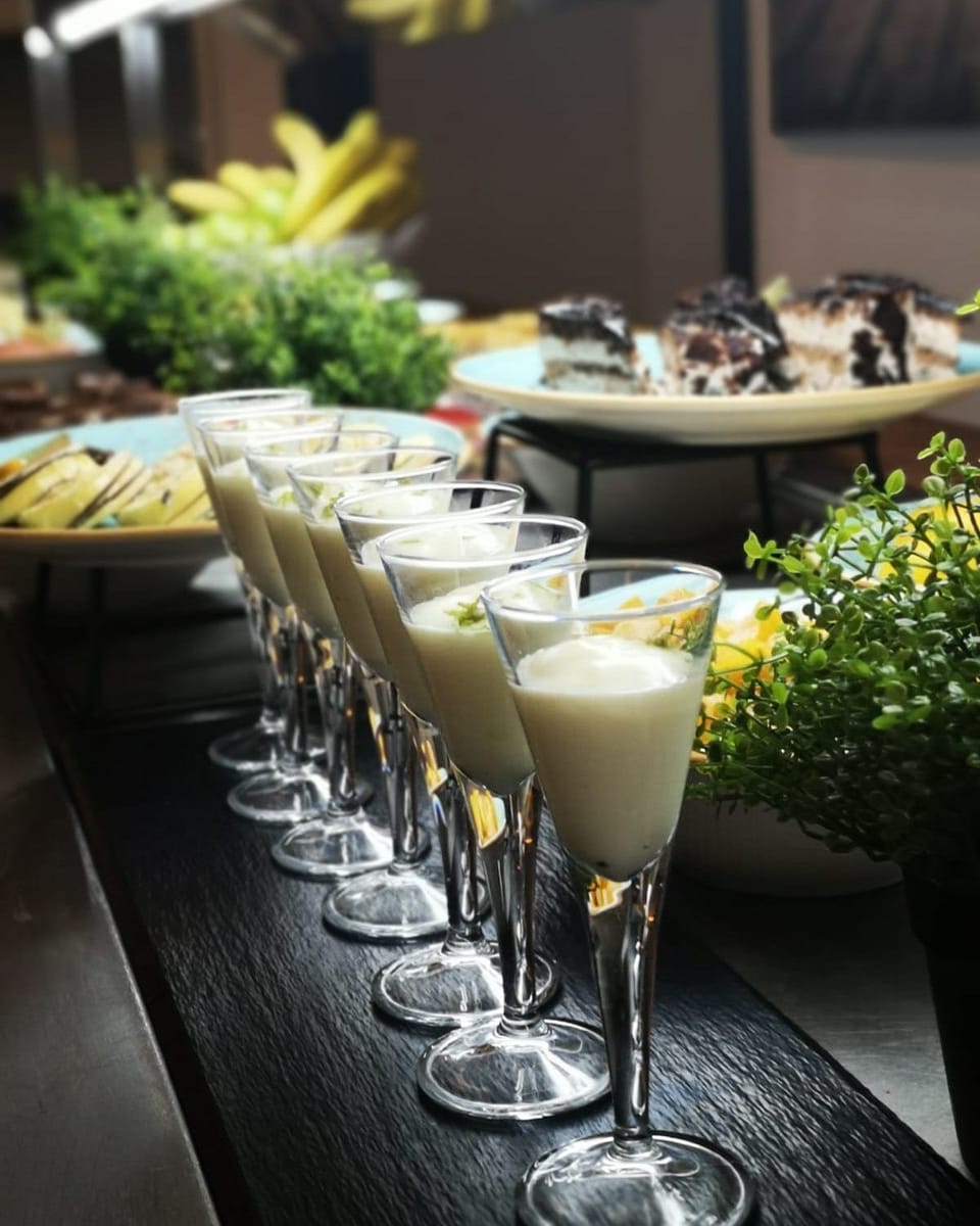 Daily buffet breakfast for a fee