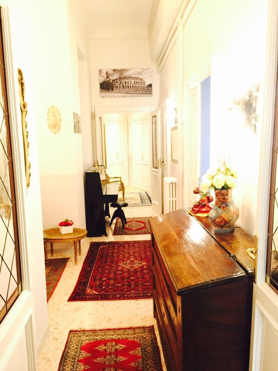 Interior entrance