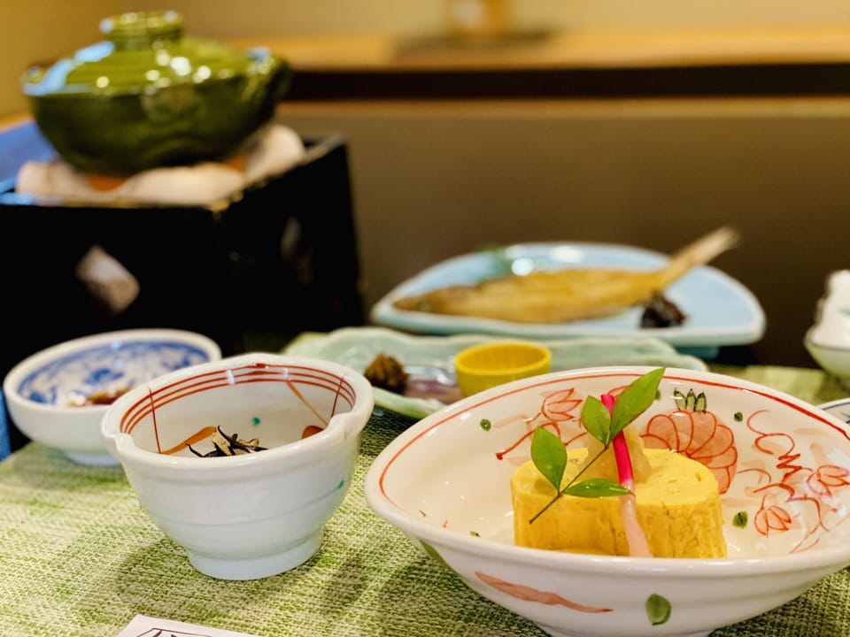 Daily Japanese breakfast for a fee