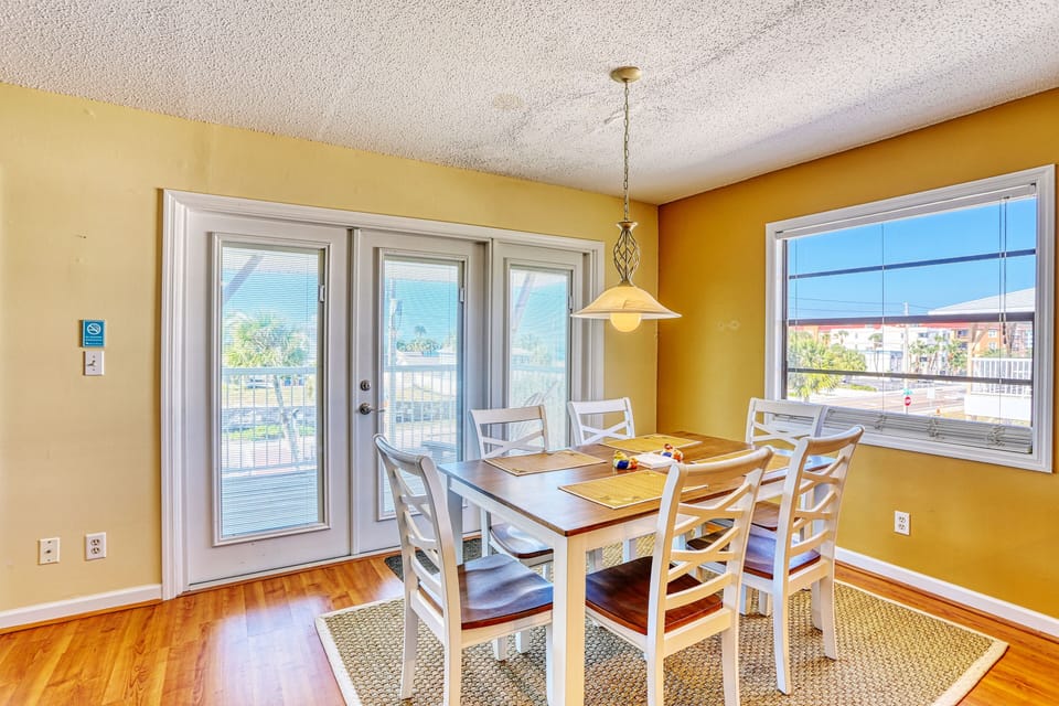 Dining Area with Balcony Access