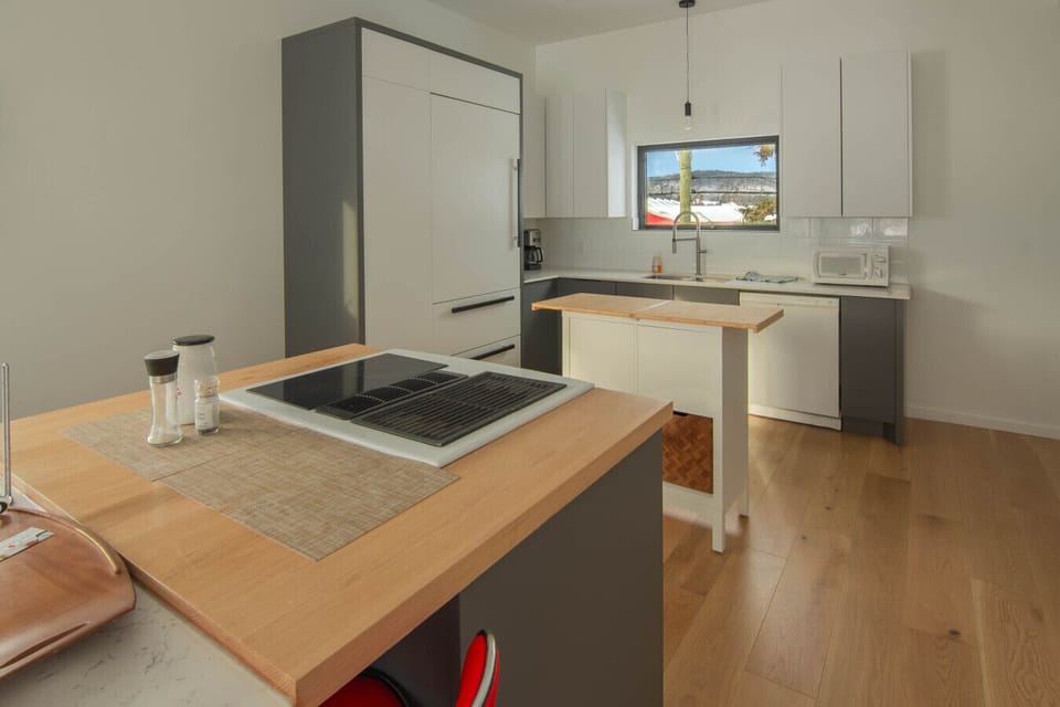 Functional modern kitchen with full appliances
