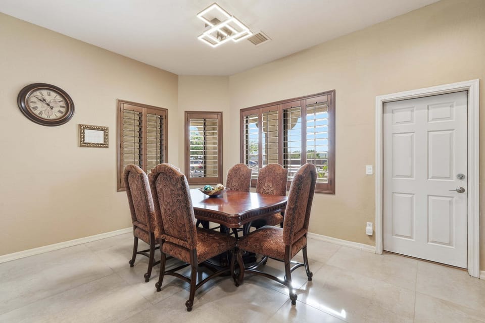 Building, Dining Room, Dining Table, Furniture, Indoors