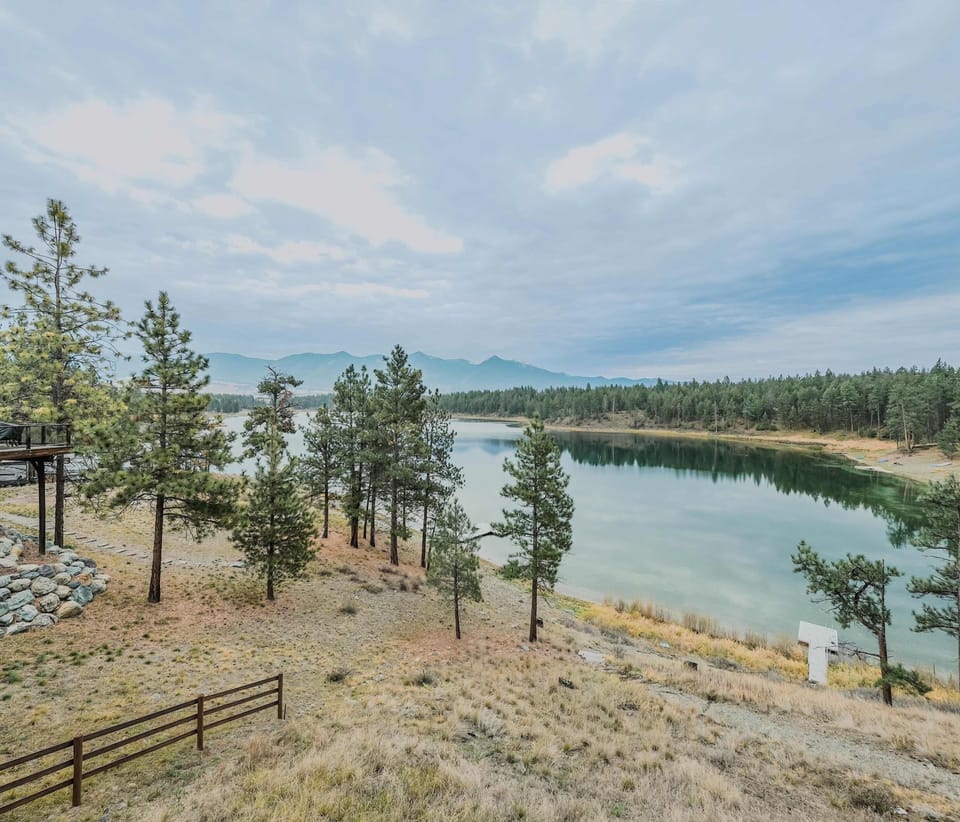 Soak up mountain air from the spacious deck