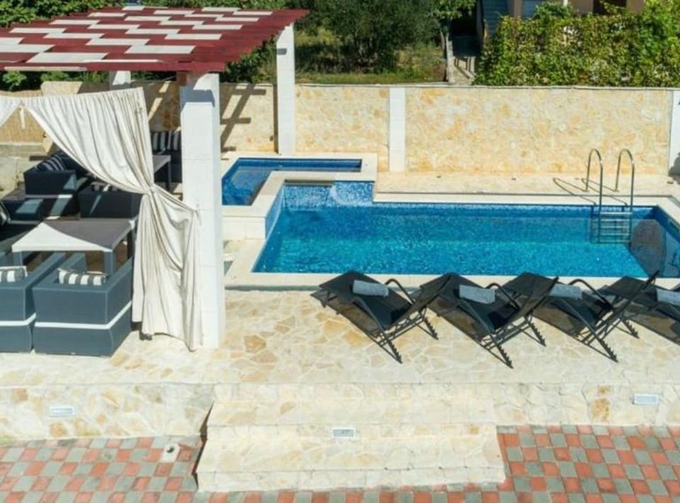 Villa (Four Bedroom Villa With Pool And Sea ) | Pool | Outdoor pool, sun loungers