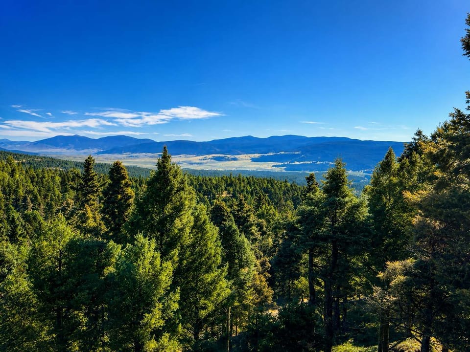 Incredible mountain views from the multiple decks of the Sangre de Cristo mountains, Eagle Nest lake, and even Colorado on a clear day!
