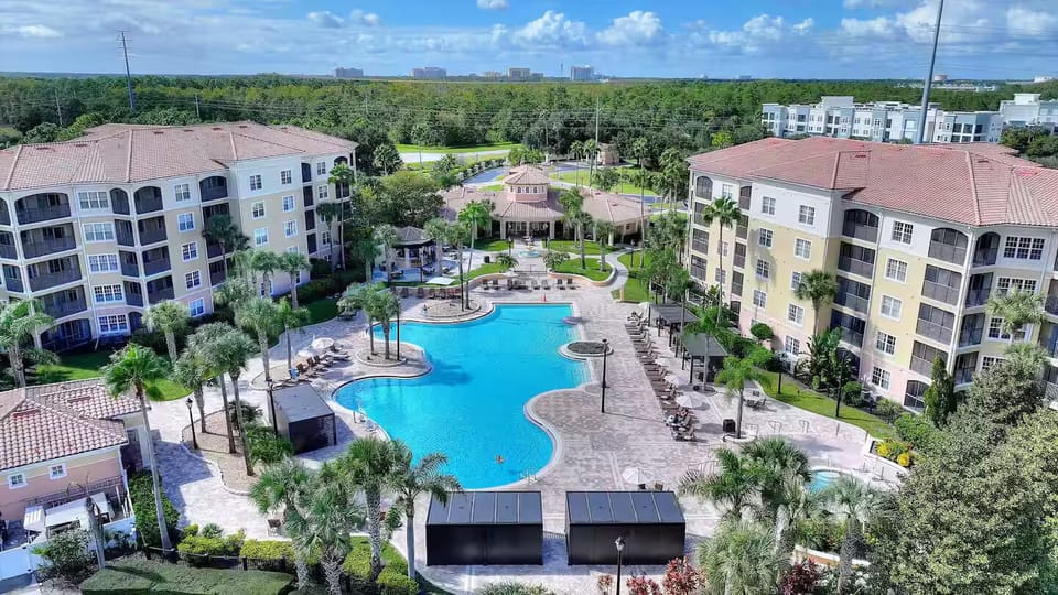 Resort-style pool just steps away at WorldQuest