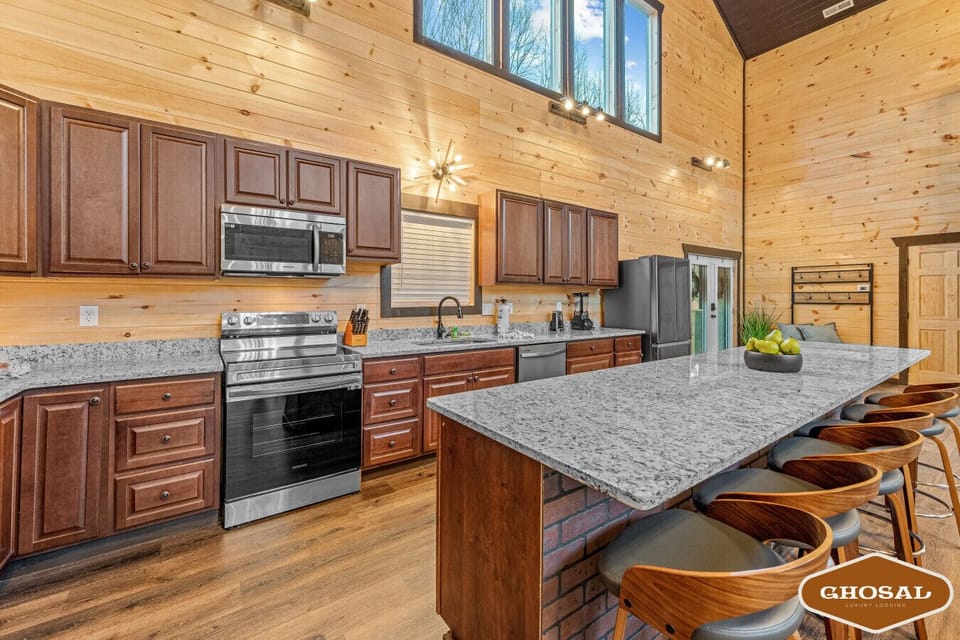 Cabin, Mountain View | Private kitchen