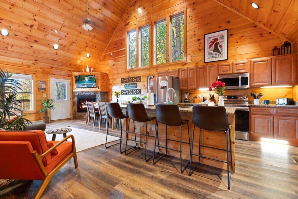 Cabin, Mountain View | Private kitchen