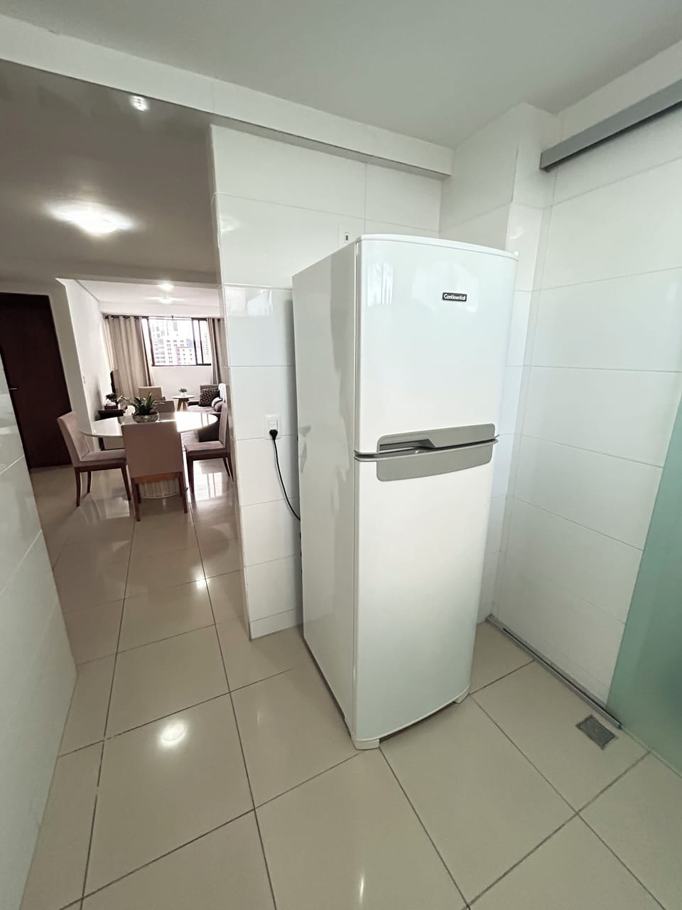 Apartment | Private kitchen | Fridge, microwave, cookware/dishes/utensils, dining tables