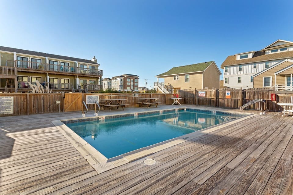 Community Pool: Cool off after a beach day in the exclusive Seawalk Condos community pool.