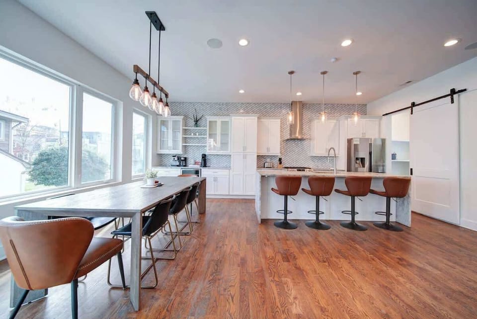 Bright dining space that feels easy to settle into any time of day.