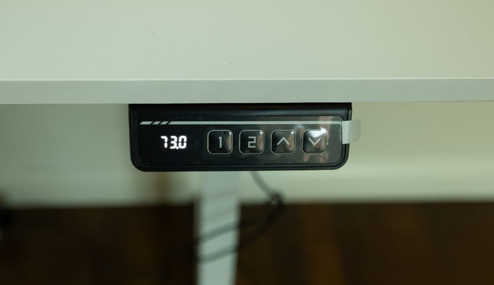 Enjoy added comfort with the adjustable standing desk, allowing you to easily switch between sitting and standing