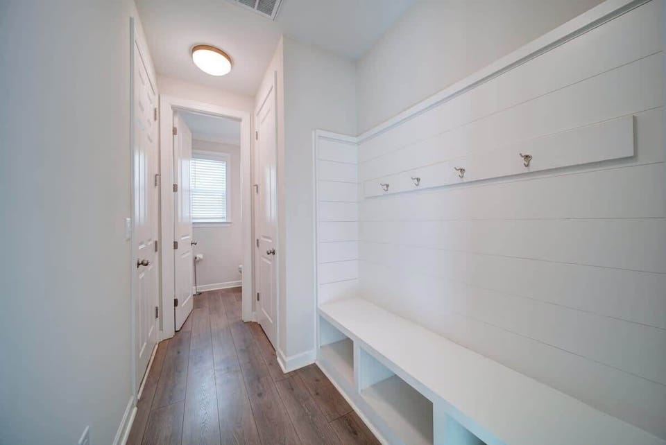 Ample storage space for clothes, luggage, and longer stays.