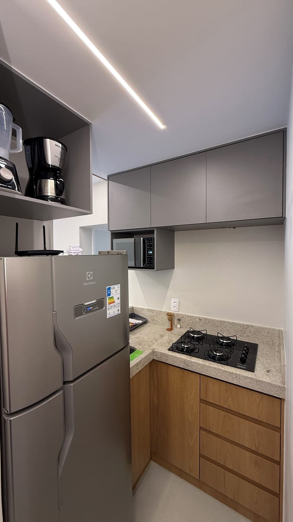 Comfort Apartment, City View | Private kitchen