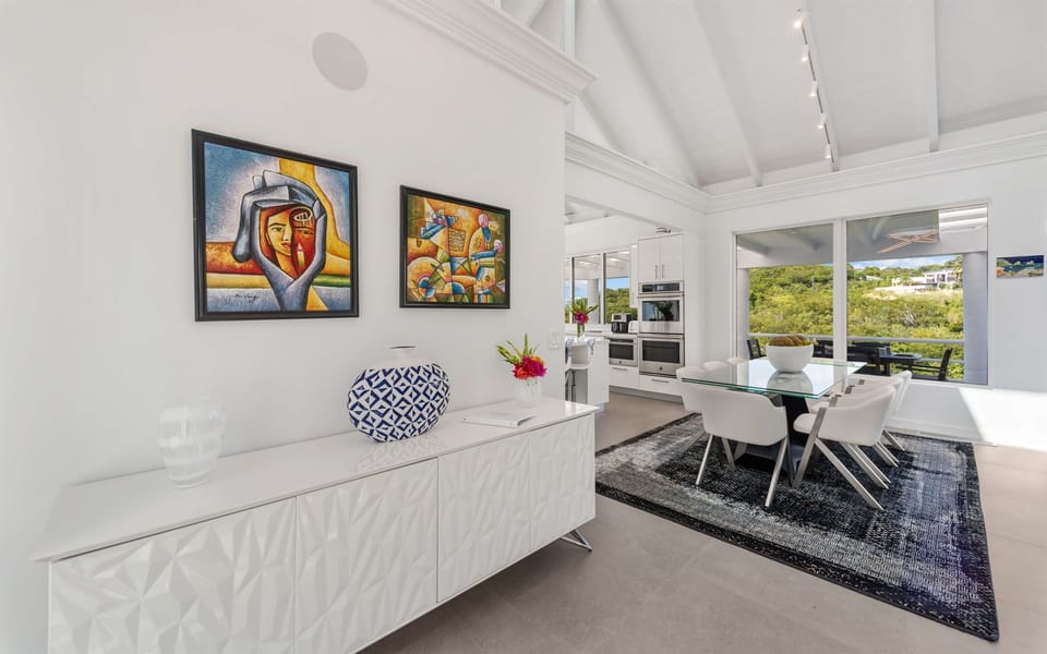 An inviting foyer greets you