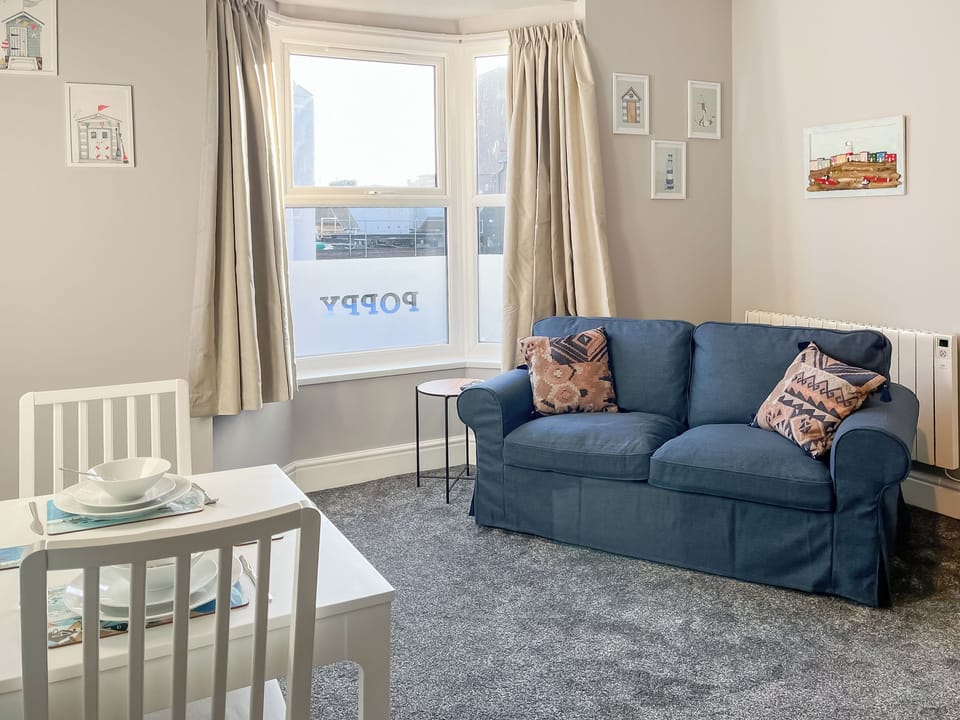 Open plan living space | Poppy - Fresh as a Daisy Apartments, Bridlington