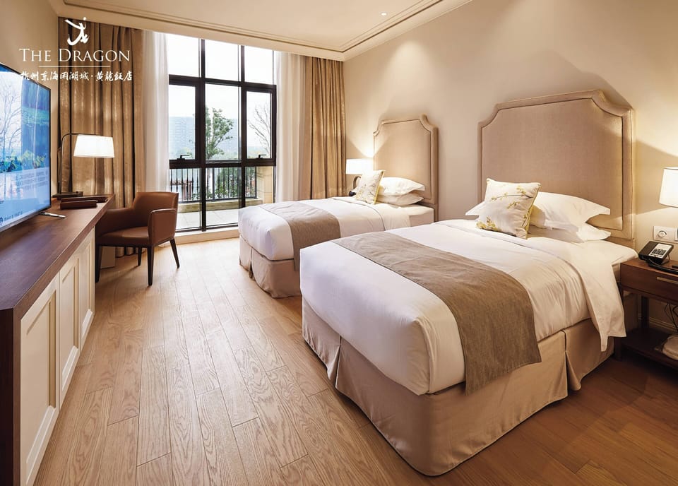 Superior Twin Room, Garden View | In-room safe, laptop workspace, blackout drapes, iron/ironing board