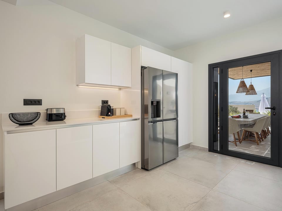 Villa, Sea View | Private kitchen | Full-size fridge, oven, stovetop, dishwasher