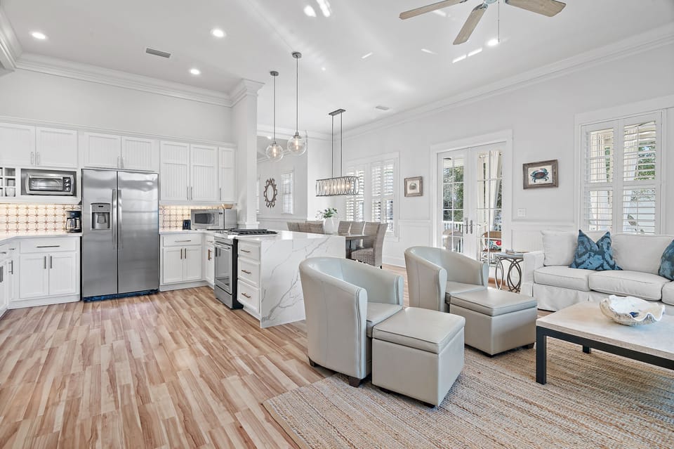870 - Western Lake Drive - WaterColor - Second Floor - Living/Kitchen Area