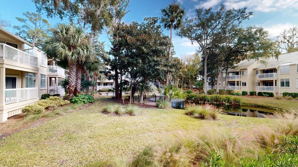 View of the Lagoon from Private Balcony