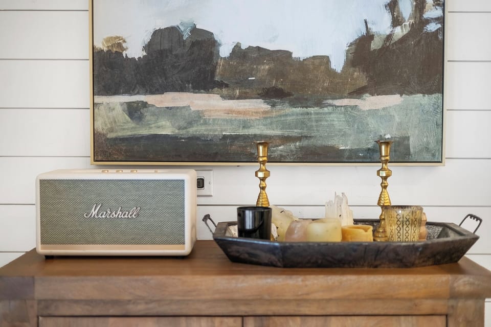 A stylish bar cart ready for cocktails, conversations, and easy hosting.