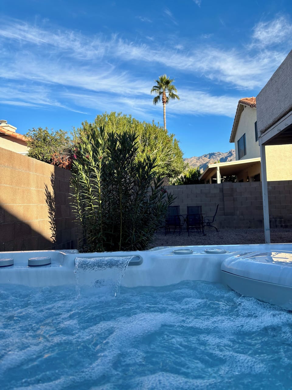 Hot tub view