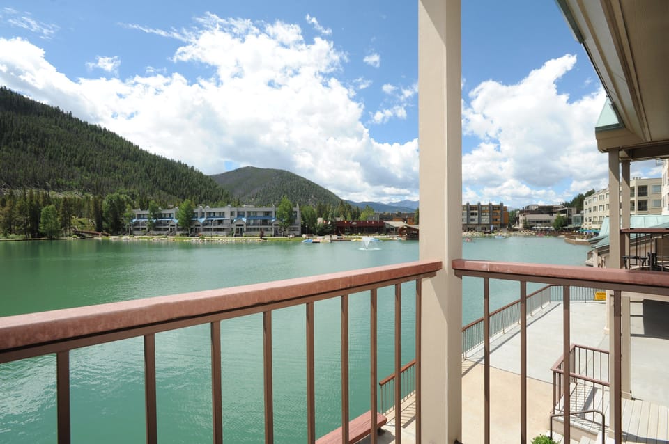 Views from the balcony will vary.