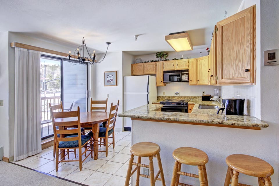 This unit may feature a convenient breakfast bar.