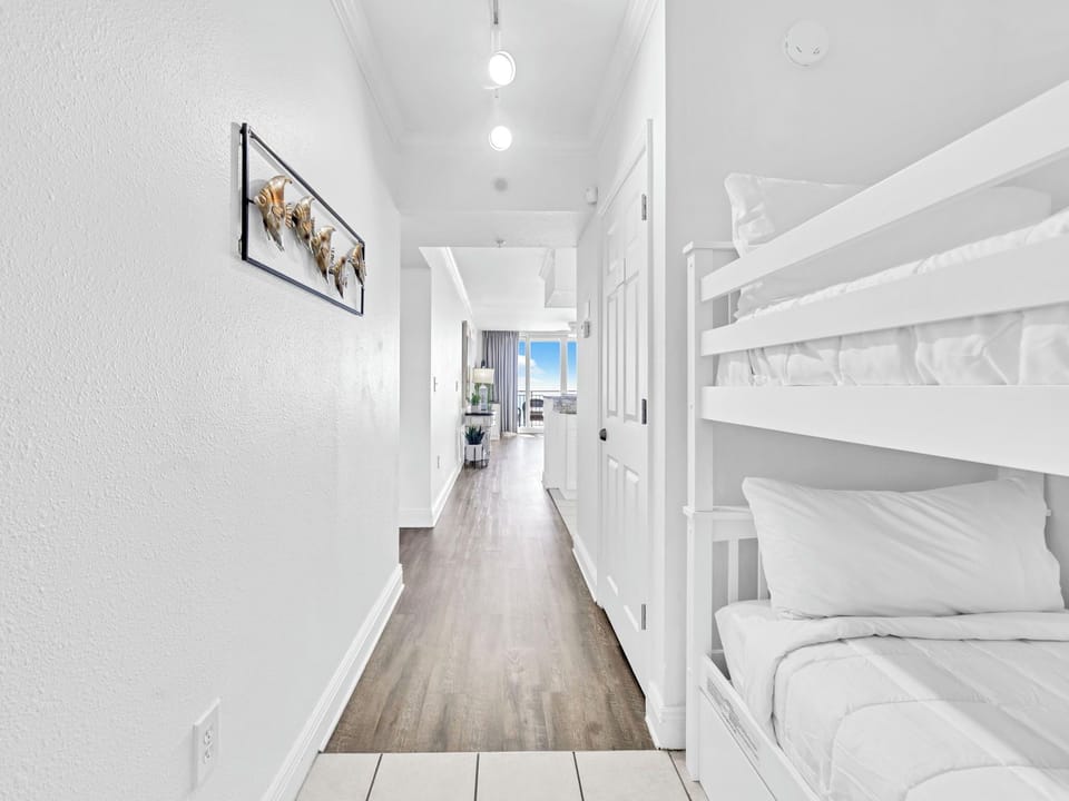 Bunk beds in the hall