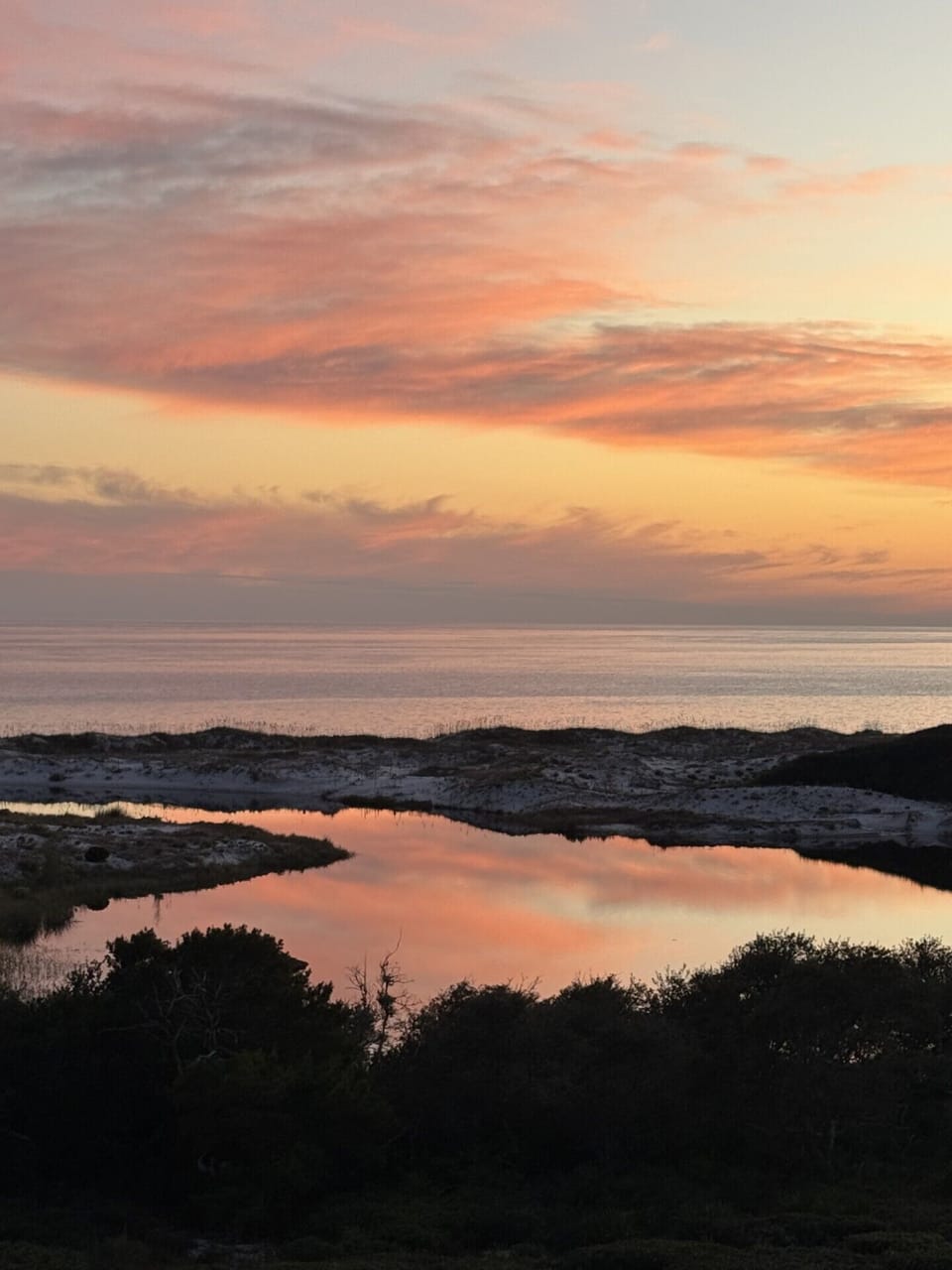 A stunning Gulf sunset to end the perfect day.