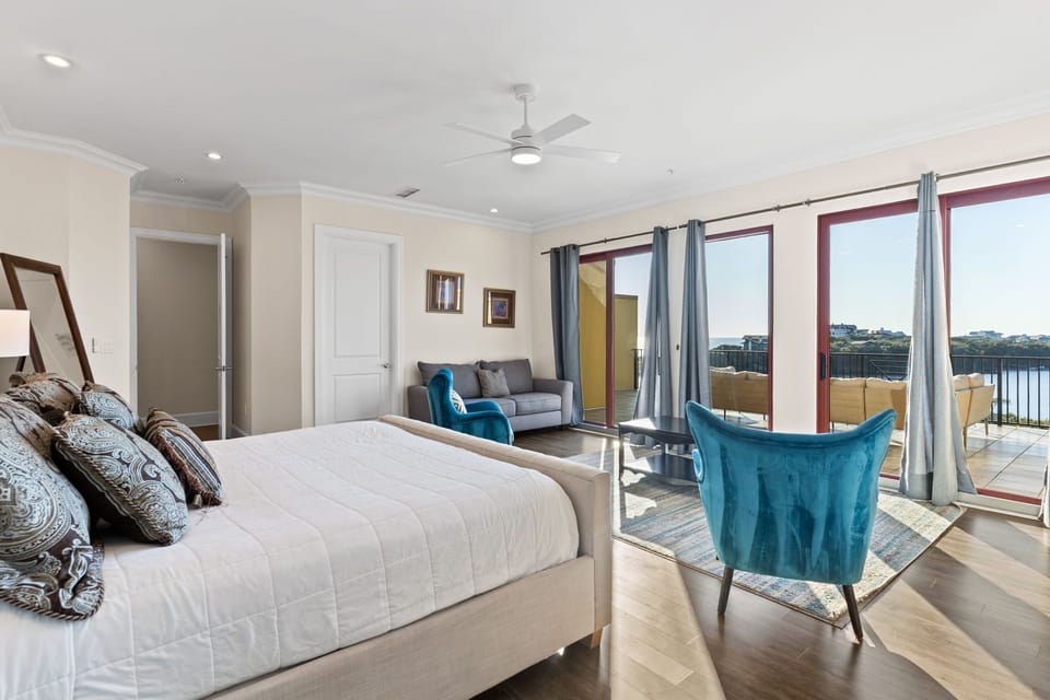 Bedroom 1 Stunning View & Private Balcony Access